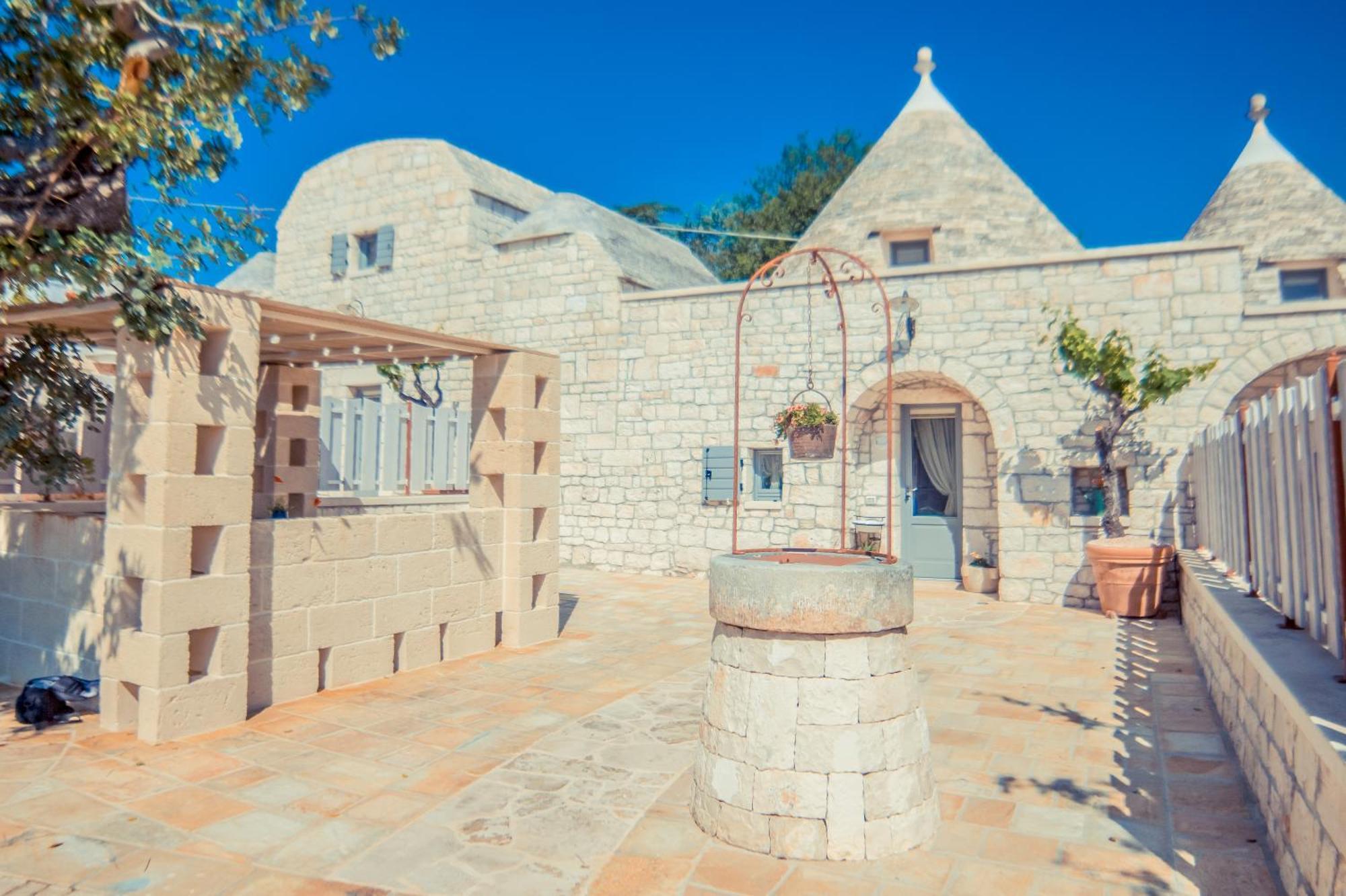 Navolte Trulli E Quiete Con Piscina Villa โลโกโรตอนโด ภายนอก รูปภาพ
