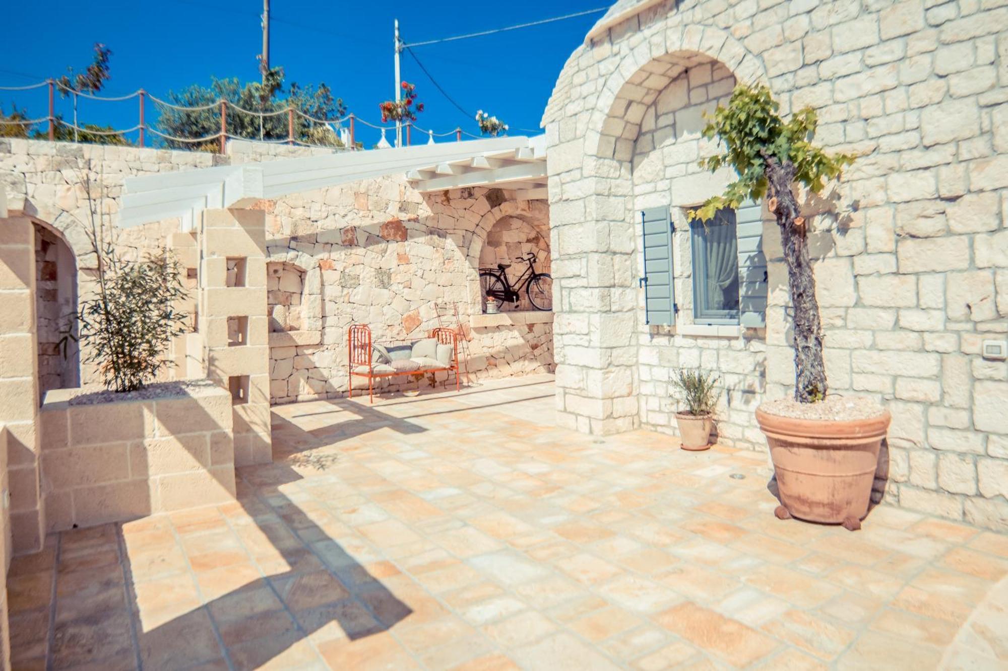 Navolte Trulli E Quiete Con Piscina Villa โลโกโรตอนโด ภายนอก รูปภาพ